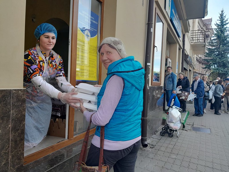 In der Caritas-Kantine in Iwano-Frankiwsk können sich alle Bedürftigen mit warmen, schmackhaften Mahlzeiten versorgen